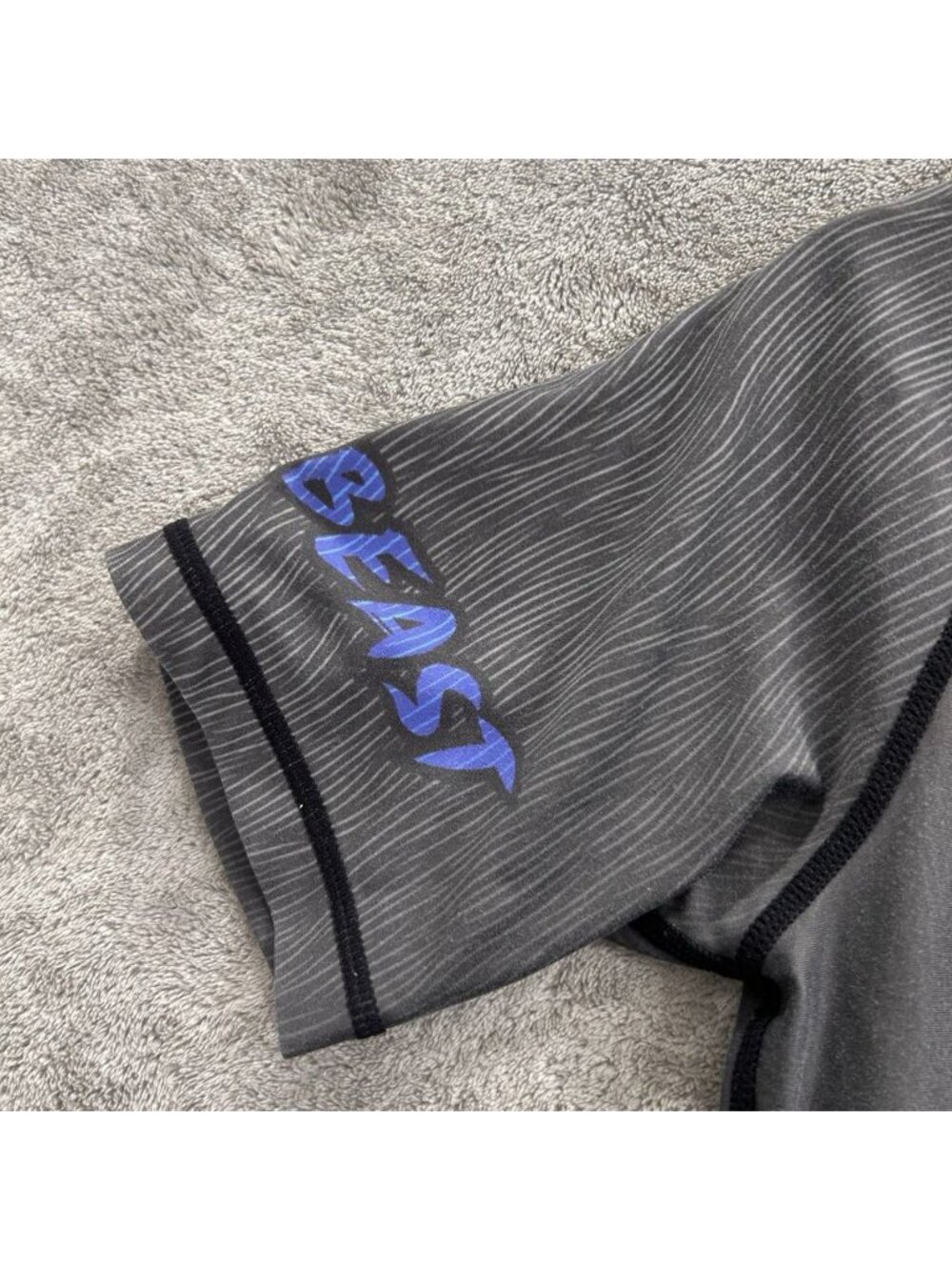 Mat Beast Shirt Mens XS Black Panther Short Sleeve Rashguard BJJ MMA Training - Picture 6 of 10
